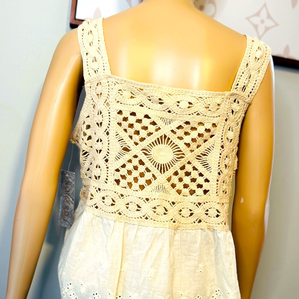 Bohemian Style Crochet Tank Top